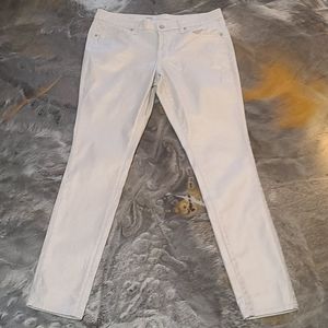 Mossimo Metallic Skinny Jeans Size 10